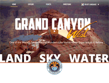 Tablet Screenshot of grandcanyonwest.com